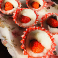 rurunono's cooksnap of when they made 切り餅で簡単☆いちご大福☆.