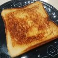 ゆみらんたん's cooksnap of when they made フライパンでシュガートースト.
