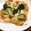 ＊みぃ＊＊'s cooksnap of when they made 切り餅３枚おひとりさま♡餅ピザ.