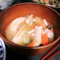 しろいおもちさん's cooksnap of when they made ごはんがすすむ!鮭ハラスのお味噌汁.