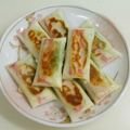mami99's cooksnap of when they made 揚げないチーズ春巻き３種.