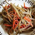 みつこうママ's cooksnap of when they made ご飯がすすむ常備菜☆金平ごぼう.