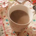 たりゆっちぃ's cooksnap of when they made 手作り黒豆煮の煮汁で♪黒豆ミルクラテ.