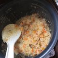 Amylia's cooksnap of when they made 炊飯器de離乳食 チキンライス.