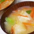 なななな♡MaMa's cooksnap of when they made 優しい味♫大根と人参のお味噌汁.