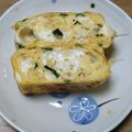 みぃくんのママ's cooksnap of when they made ニラとチーズ入りの卵焼き.