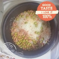 月✳Iris's cooksnap of when they made 簡単♪鮭フレークと枝豆の炊き込みご飯.
