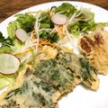 ★non's cooksnap of when they made たらと大葉巻き天ぷら.