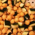 Eire's cooksnap of when they made キヌアとキュウリのサラダ.
