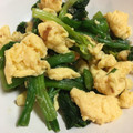 ぶんちゃんぶんぶん's cooksnap of when they made ほうれん草とふわふわ卵のおかかあえ♪.