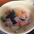 海ちゃん大好き♡'s cooksnap of when they made かぼちゃとベーコンのミルクみそスープ.