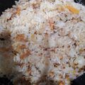 ☆☆☆しろねこ☆☆☆'s cooksnap of when they made 炊飯器ピッでチキンライス、でオムライス.