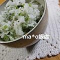 ma*o's cooksnap of when they made じゃこ入り菜飯.