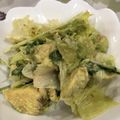 o0frail0o's cooksnap of when they made 簡単！水菜とアボカドのマヨサラダ.