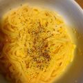 tzgco's cooksnap of when they made レンジで簡単！カルボナーラ風うどん.