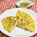 mmameco's cooksnap of when they made たことネギのたまご焼き.