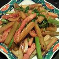 あっこ姉's cooksnap of when they made 独活（ウド）とクレソンのバター炒め.