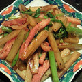 あっこ姉's cooksnap of when they made 独活（ウド）とクレソンのバター炒め.