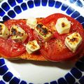 けんけん1016's cooksnap of when they made クリームチーズとトマトのトースト.
