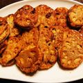 tinkkinako's cooksnap of when they made 超簡単！鶏つくねのれんこんはさみ焼き.