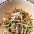マコミコ's cooksnap of when they made もやしときゅうりとハムのピリ辛サラダ.