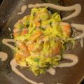大魔女's cooksnap of when they made えびと卵の春色ソースかけ.