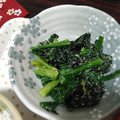 もかもかと's cooksnap of when they made おつまみに★洋風ほうれん草のおひたし.