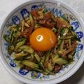 ☆yuuyu☆'s cooksnap of when they made 超簡単！生ハムユッケ.