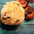 ブルちゃん☆'s cooksnap of when they made 明太子と大葉のマヨネーズ焼きおにぎり.