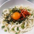 あたりめっこ's cooksnap of when they made 釜玉うどん.