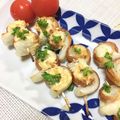 フジぽん's cooksnap of when they made ちくわのくるくる串『タルタル Ver.』.