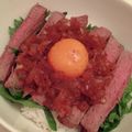 mamicoroxx's cooksnap of when they made ローストビーフ丼❤︎.