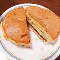JunpJump's cooksnap of when they made もちふわ♡お餅で苺大福風ホットケーキ.