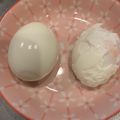 てっこま's cooksnap of when they made 超簡単！つるつるゆで卵☆裏技です！.