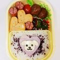 めいめい☆☆☆'s cooksnap of when they made 仲良し♪動物デコのおにぎりサンド♡.