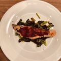 ピロエ's cooksnap of when they made 梅バタソース！？鮭のムニエル☆.