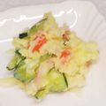 happy_children's cooksnap of when they made お肉屋さん風＊甘めのポテトサラダ.