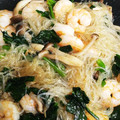 ☆とらねこトラちゃん's cooksnap of when they made エビとほうれん草と春雨炒め.