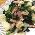 ゆーこリン♡'s cooksnap of when they made ポテトとベーコンとほうれん草のチーズ焼き.