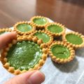クック1M06EB☆'s cooksnap of when they made 市販のタルト台で抹茶チーズタルト.