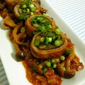 みいゆ's cooksnap of when they made 博多なすと博多な花の豚バラ巻き.