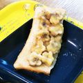 bunkochang's cooksnap of when they made 朝ごはんに5分♡バナナトースト.
