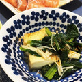aiwee's cooksnap of when they made 小松菜と厚揚げのピリ辛あっさり煮.