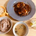mack♪♪♪'s cooksnap of when they made ジューシー♡きのこの煮込みハンバーグ.
