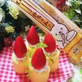 虹色♪︎ちゅーりっぷ's cooksnap of when they made ロールちゃんで簡単♫苺のショートケーキ.