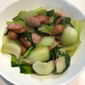 chiichan13's cooksnap of when they made おさかなバーグと青梗菜の炒め物.