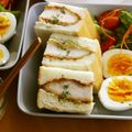 ガメコ's cooksnap of when they made お弁当にも！チキンカツサンド.