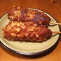 ごへいもちらぶ's cooksnap of when they made 簡単！ポテトごろごろチーズハットグ.