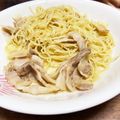 dansigohan's cooksnap of when they made 鶏と九条ねぎの柚子胡椒パスタ。.