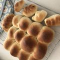 mari*'s cooksnap of when they made 卵・バターなし！ふわふわパン☆.
